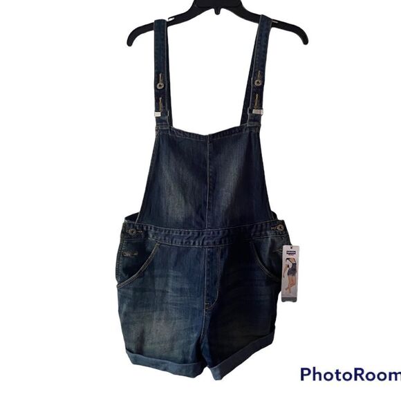 NWT Denizen By Levi’s Shortalls Size M - Picture 1 of 9